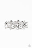 Paparazzi Opulent Oasis White Bracelet