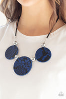 Paparazzi Viper Pit Blue Necklace