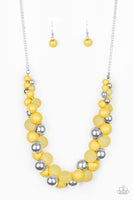 Paparazzi Bubbly Brilliance Yellow Necklace