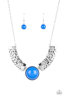 Paparazzi Egyptian Spell Blue Necklace