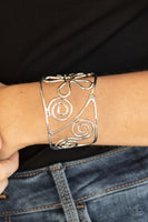 Paparazzi Groovy Sensations Silver Bracelet