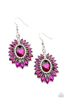 Paparazzi Big Time Twinkle Pink Earrings