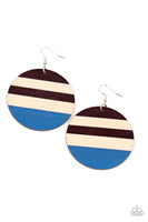 Paparazzi Yacht Party Blue Earrings