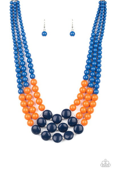 Paparazzi Beach Bauble Blue Necklace