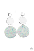 Paparazzi Beach Day Glow Blue Earrings s