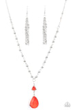 Paparazzi Titanic Splendor Red Necklace