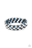 Paparazzi Metro Motif Blue Bracelet