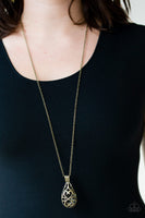 Paparazzi Magic Potions Brass Necklace