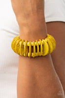 Paparazzi Tropical Tiki Bar Yellow Bracelet