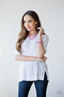 Paparazzi Pebble Pioneer Pink Necklace