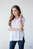 Paparazzi Pebble Pioneer Pink Necklace