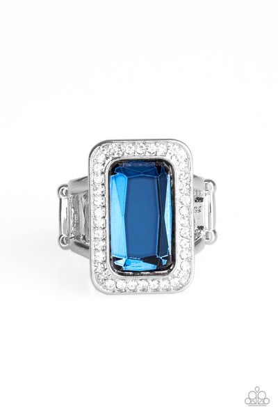 Paparazzi Crown Jewel Jubilee Blue Ring