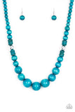 Paparazzi Panama Panorama Blue Necklace