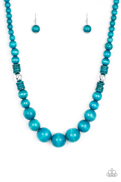 Paparazzi Panama Panorama Blue Necklace