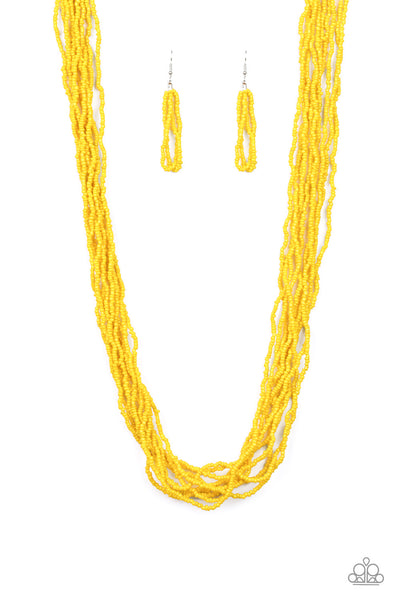 Paparazzi Congo Colada Yellow Necklace