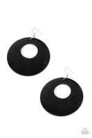 Paparazzi Island Hop Black Earrings