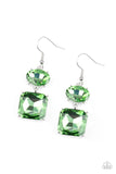 Paparazzi All ICE On Me Green Earrings