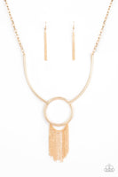 Paparazzi Pharaoh Paradise Gold  Necklace