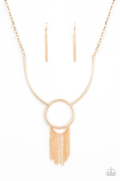 Paparazzi Pharaoh Paradise Gold  Necklace