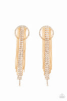 Paparazzi Dazzle by Default Gold-Earrings