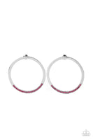 Paparazzi Spot On Opulence Pink Earrings