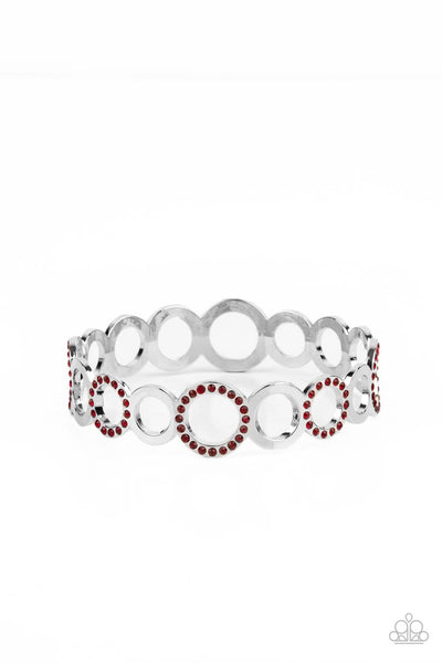 Paparazzi Future, Past, and POLISHED Red Bracelet