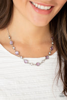 Paparazzi Inner Illumination &  Use Your ILLUMINATION - Purple Necklace and Bracelet Set