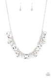 Paparazzi Long Live Sparkle White Necklace - Empower Me Pink