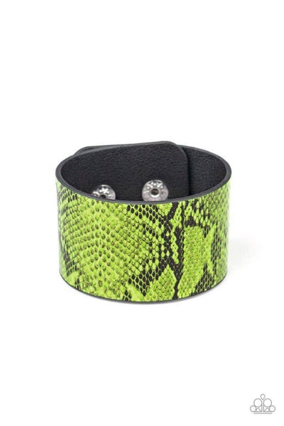 Paparazzi It’s a Jungle Out There Green Bracelet