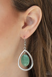 Paparazzi Seasonal Simplicity  Green Earrings