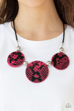 Paparazzi Viper Pit Pink Necklace