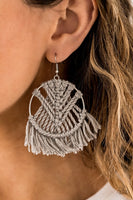 Paparazzi SUMMER PARTY PACK EXCLUSIVE - "All About Macrame' Earrings