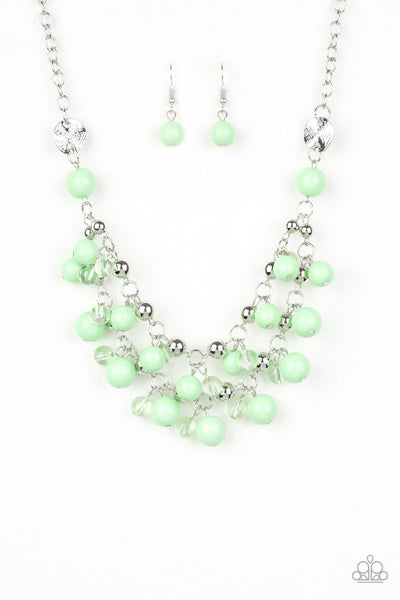 Paparazzi Seaside Soiree Green Earrings