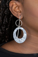 Paparazzi Stellar Stylist Silver Earrings