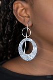 Paparazzi Stellar Stylist Silver Earrings