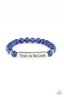 Paparazzi Trust Always Blue Bracelet