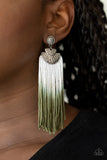 Paparazzi DIP It Up Green Earrings