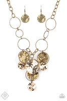 Paparazzi Learn the HARDWARE Way Brass Necklace - January 2021 Fashion Fix