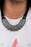 Paparazzi Lock, Stock, and SPARKLE Black Necklace