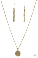 Paparazzi The Cool Mom Brass Necklace