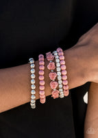 Paparazzi Rose Garden Grandeur Pink Bracelet