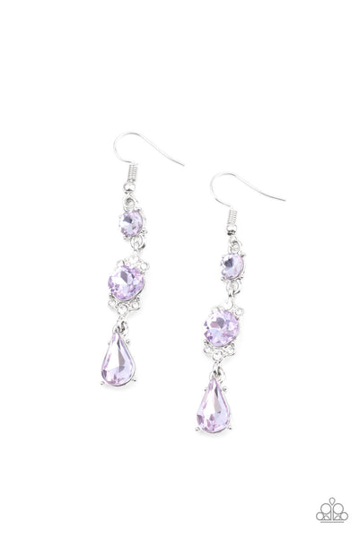 Paparazzi Outstanding Opulence Purple Earrings