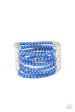 Paparazzi LAYER It On Thick Blue Bracelet