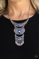 Paparazzi Lunar Enchantment Blue Necklace