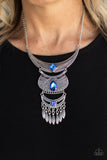 Paparazzi Lunar Enchantment Blue Necklace