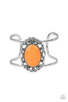 Paparazzi Vibrantly Vibrant Orange Necklace -