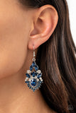 Paparazzi Ice Castle Couture Blue Earrings