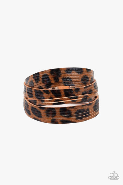 Paparazzi Hey GRRirl Brown Bracelet