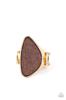 Paparazzi Perfectly Petrified Gold Ring