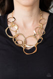 Paparazzi Salvage Yard Gold Necklace